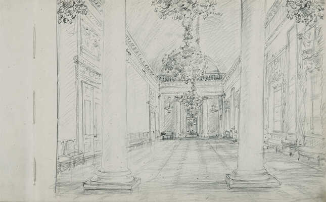 Кучумов Василий Никитич. Альбом из 33 листов с видами Санкт-Петербурга